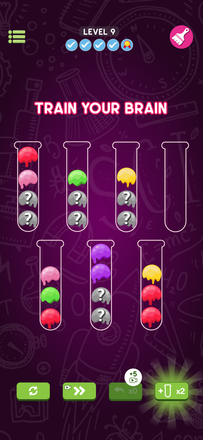 Emoji Puzzle Sort Brain Game