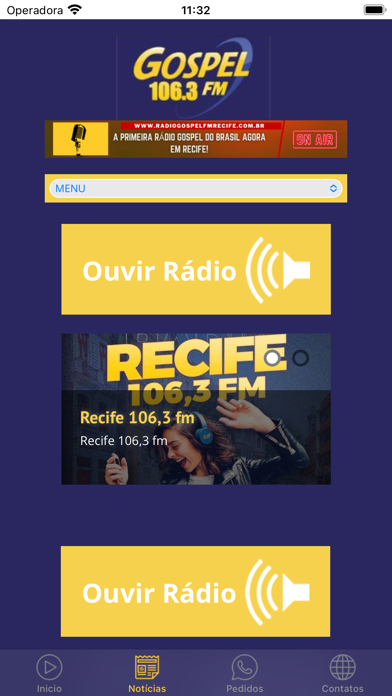 Rádio Gospel FM Recife Screenshot