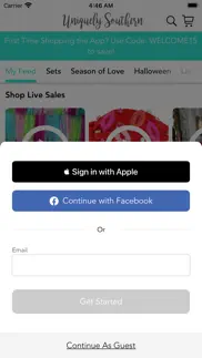 uniquely southern boutique iphone screenshot 1