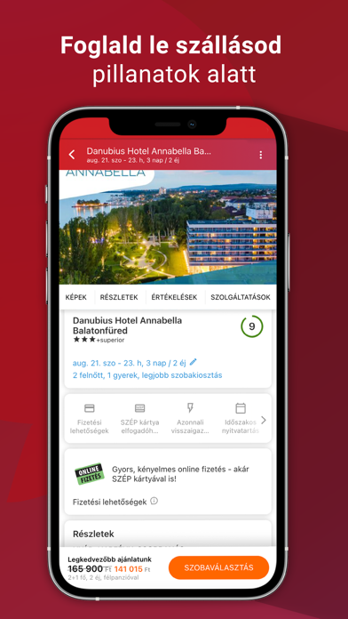 Szallas.hu Screenshot