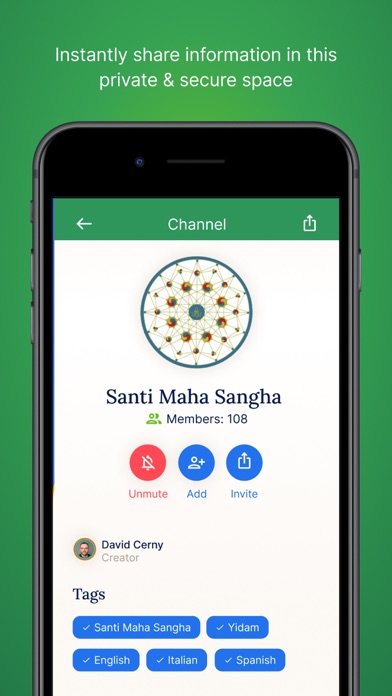 Sangha App 2 Screenshot