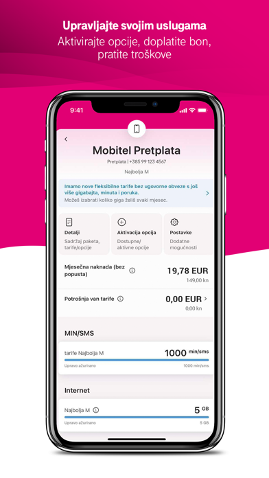 Moj Telekom HR Screenshot