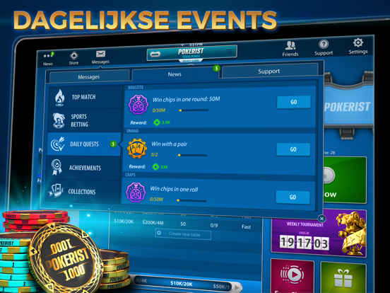 Texas Poker: Pokerist Pro iPad app afbeelding 3