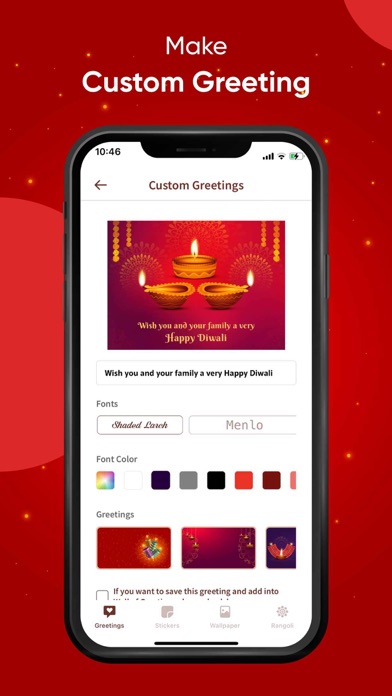 Diwali Greeting Cards & Wishes Screenshot