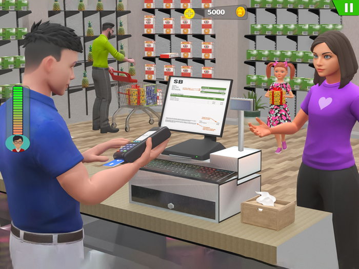 Supermarket Mall Shopping Game