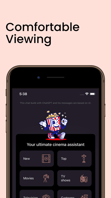 Cinemate AI: TV Shows & Movies Screenshot