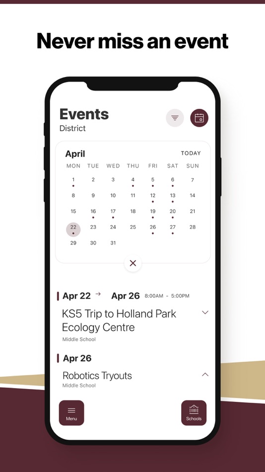 #3. School District of Omro (iOS) Podle: School District of Omro