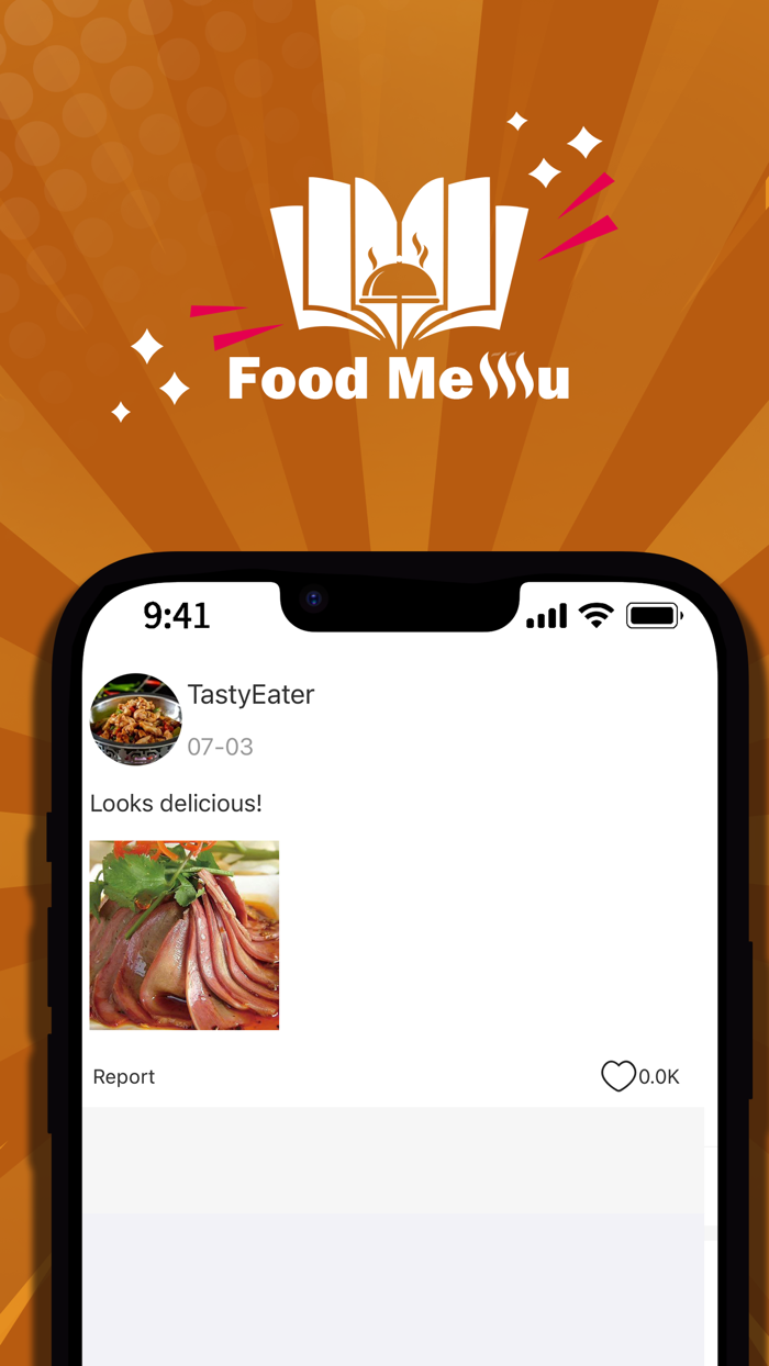 Food Menu - Culinary Delights