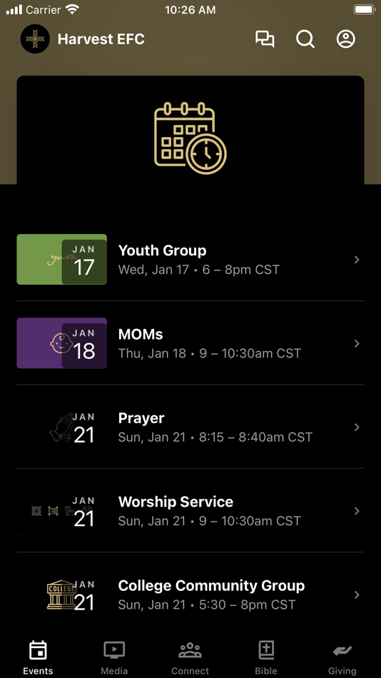 #1. Harvest Branson (iOS) 由: Harvest Evangelical Free Church