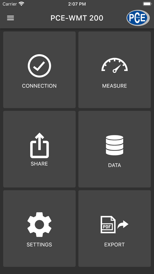 #1. PCE-WMT 200 (iOS) 由: PCE Instruments