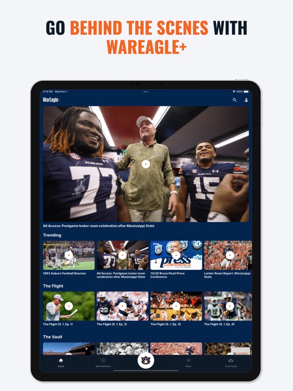 Auburn Athletics iPad screenshot 4 - Sports app