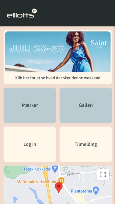 Elliotts Outlet Screenshot
