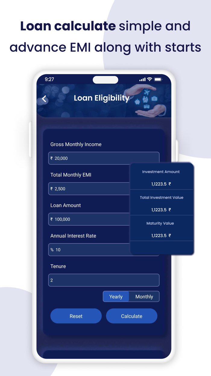 EMI Calculator - Finance Tool