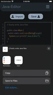 pro java editor iphone screenshot 2