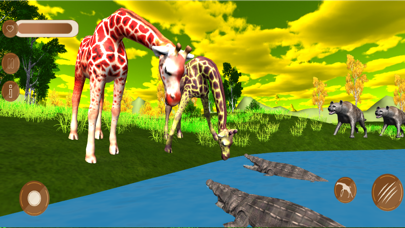 Wildlife Giraffe Safari Game Screenshot