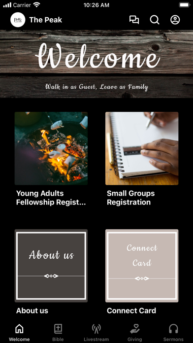 The Peak Community Church Screenshot