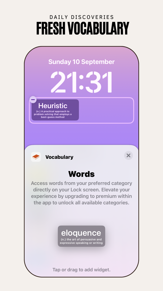 #1. Vocabulary - Explore New Words (iOS) By: Mogis Ahmad