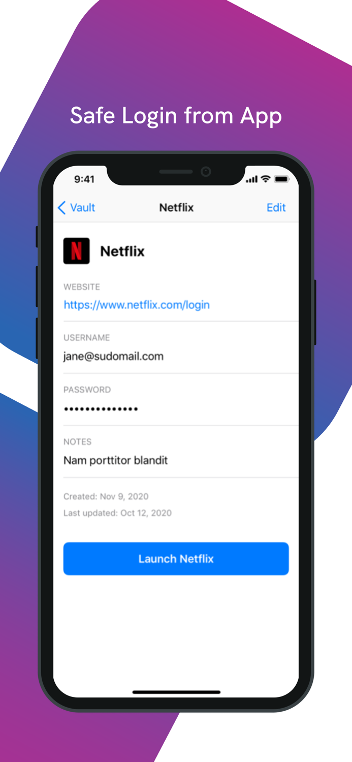 MyFinExpert Password Manager