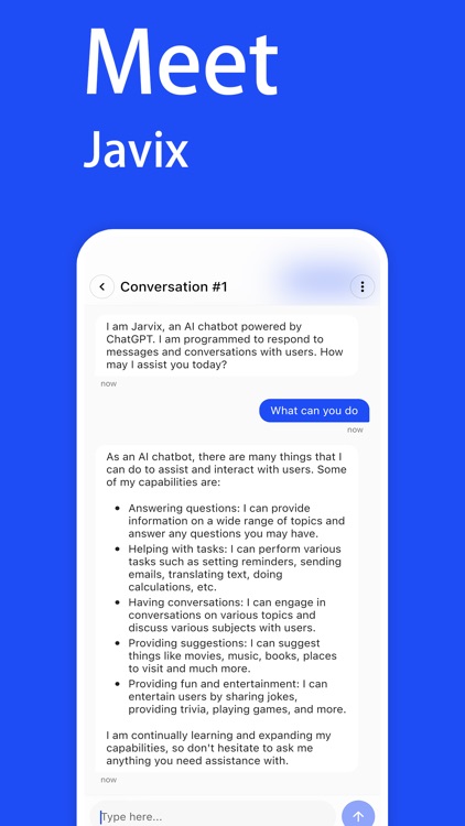 Jarvix - AI chatbot