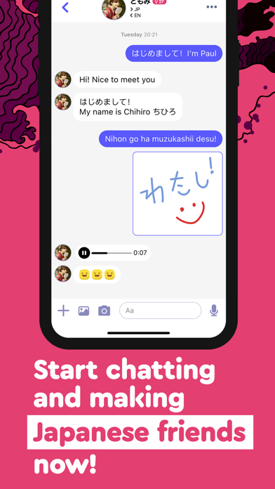 Make Japanese Friends−Langmate Screenshot
