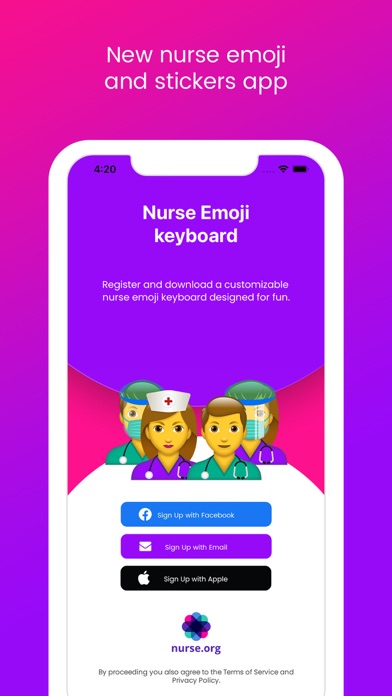 Nurse Emoji Keyboard Stickers Screenshot