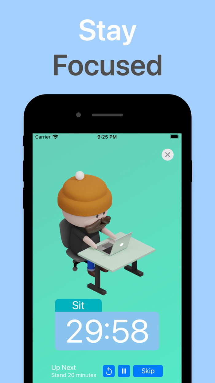 Ergo Focus Productivity Timer