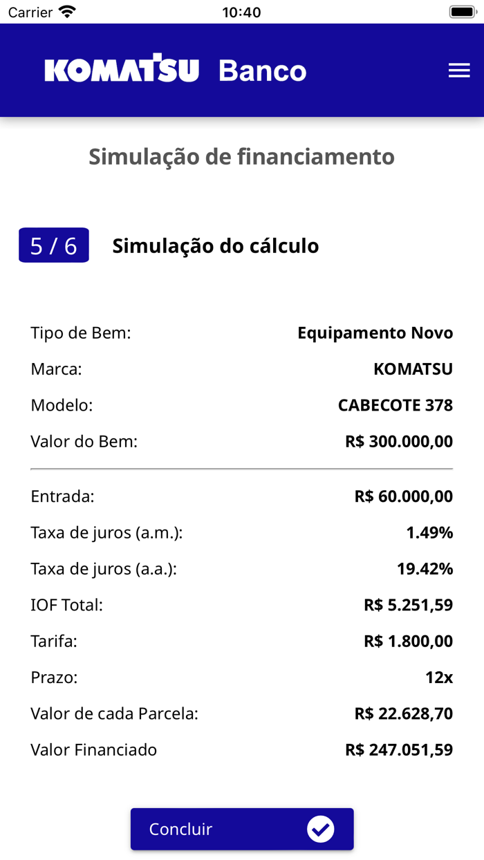 Banco Komatsu