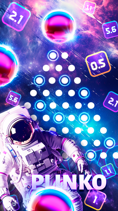 Plinko Game Cosmic Screenshot