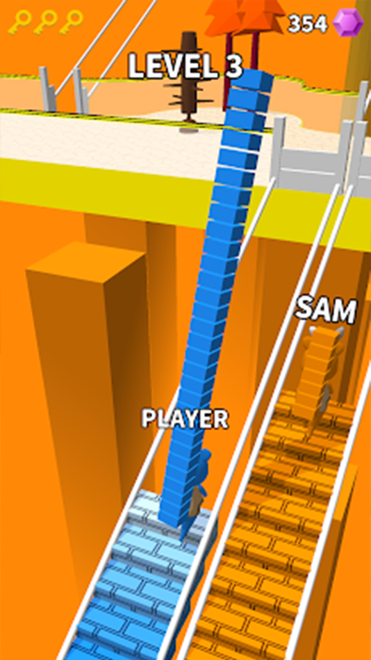 #2. StairStackRun (iOS) 由: Traxnet OU