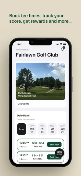 Game screenshot Fairlawn Golf Tee Times mod apk