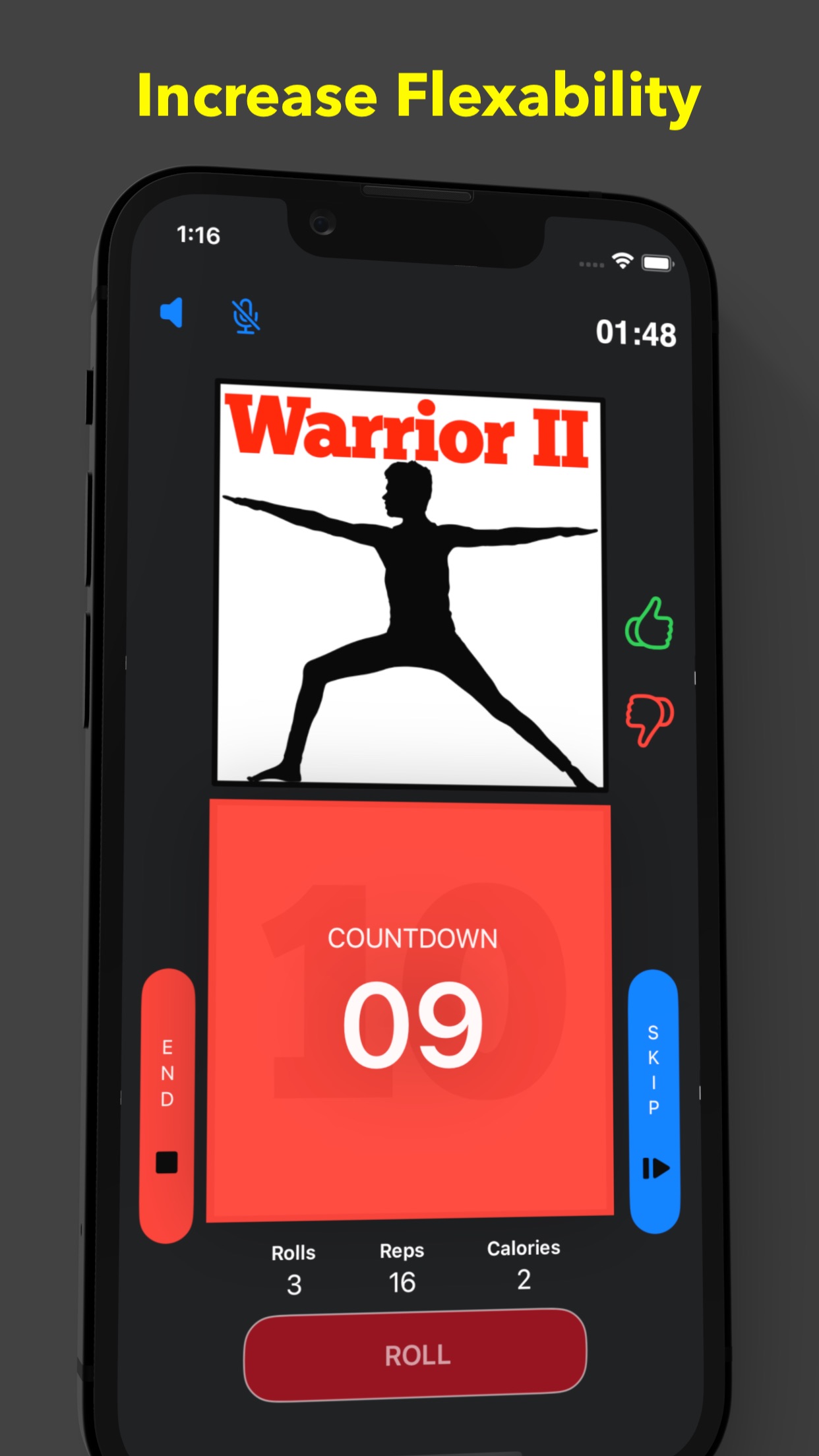 Screenshot do app Workout Dice: Home Gym