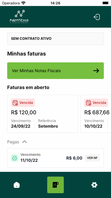 Portal Netfibra Screenshot