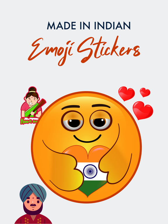 Screenshot #4 pour Made In India Emoji Stickers