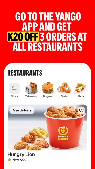 Yango Deli: food delivery Screenshot