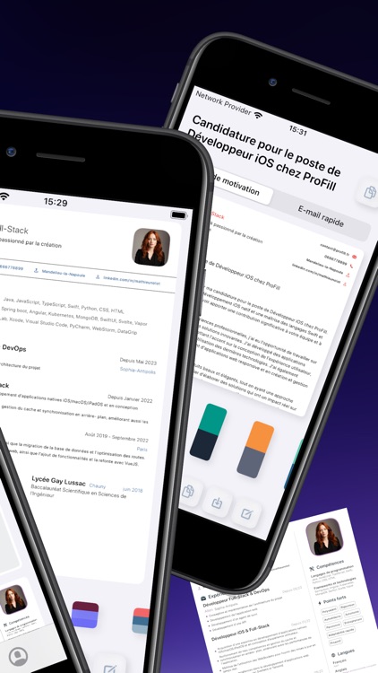 ProFill: CV & Rédaction