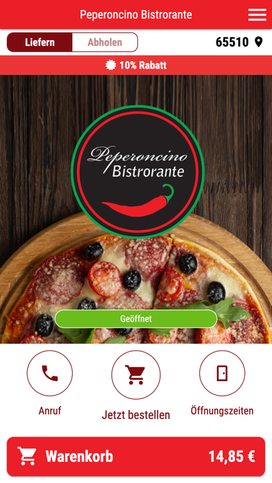 Peperoncino Bistrorante Screenshot