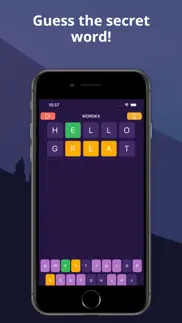 word guess - wordex iphone screenshot 1