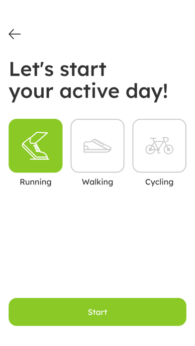 aktiv: Activity Tracking Screenshot