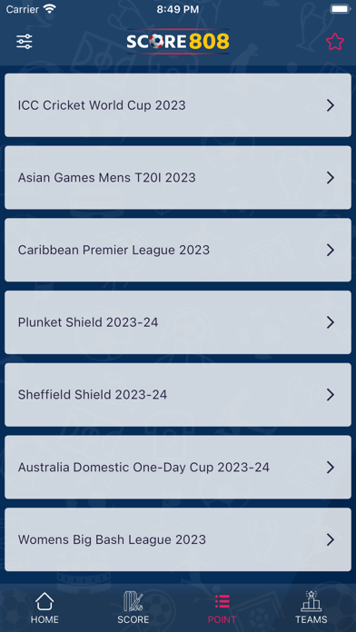 Score808 - Football Live Screenshot