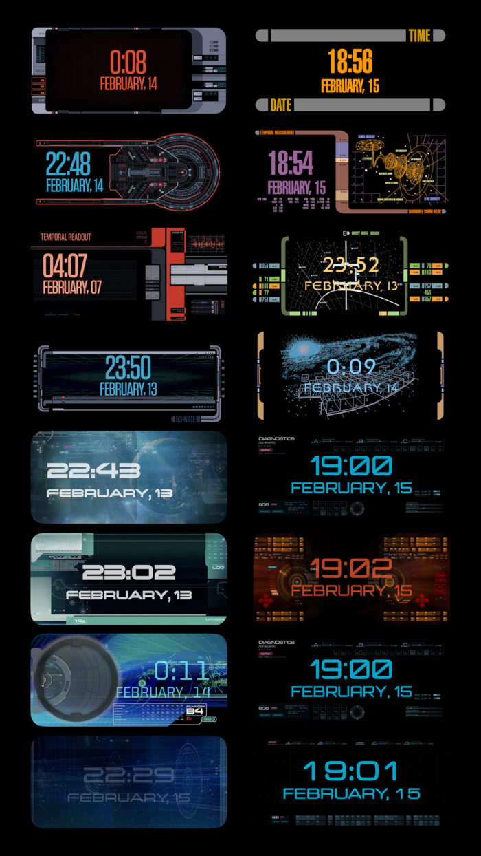 Sci-Fi Clock