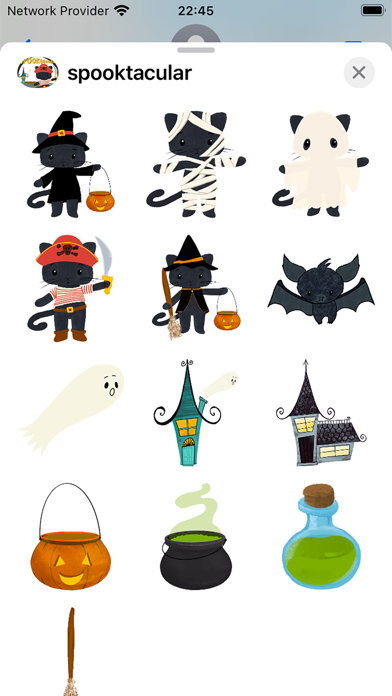 Screenshot #1 pour Spook-tacular Stickers