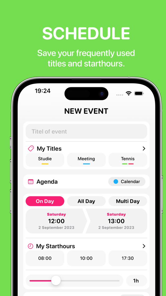 #3. Schedule! (iOS) 由: Anthony Smet
