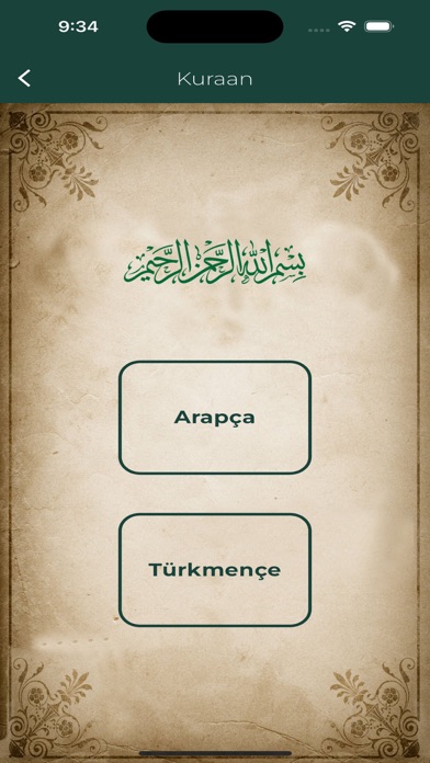 Turkmençe Kuran Screenshot