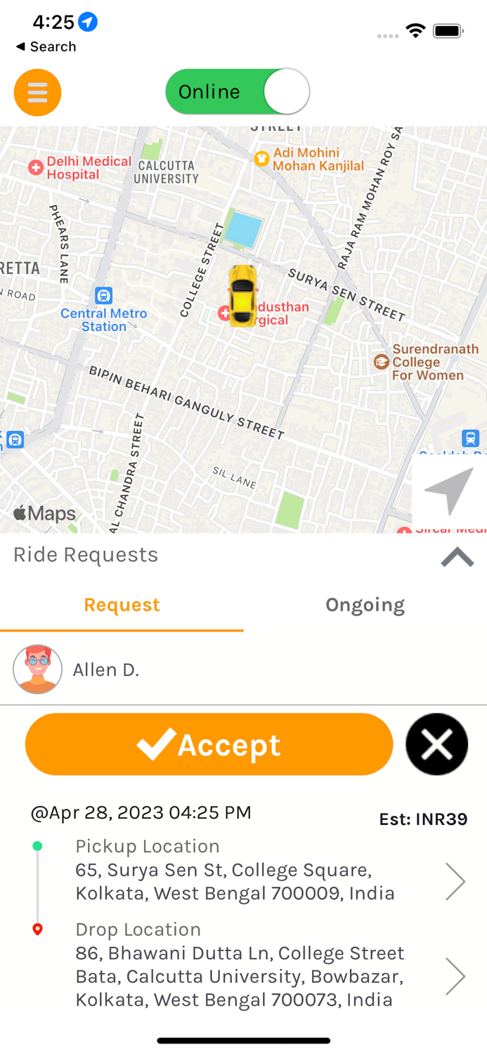 AWTO Driver App