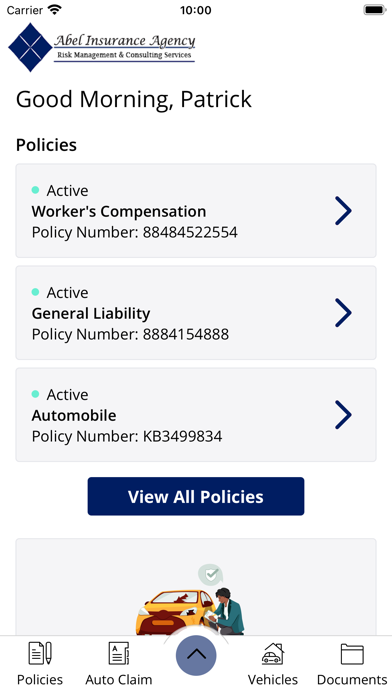 Abel Insurance Agency Screenshot