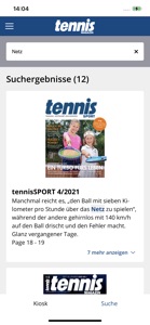 tennis MAGAZIN Kiosk screenshot #3 for iPhone