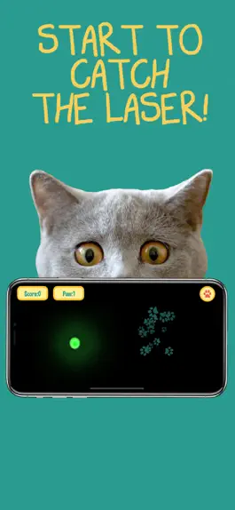 Game screenshot Cat laser pointer  - Pet fun apk