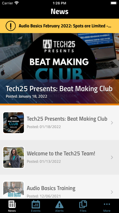 Tech25 Screenshot