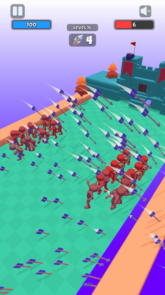 #3. Crowd Archer 3D (iOS) بواسطة: Rocinante Games Yazilim Ve Pazarlama Anonim Sirketi