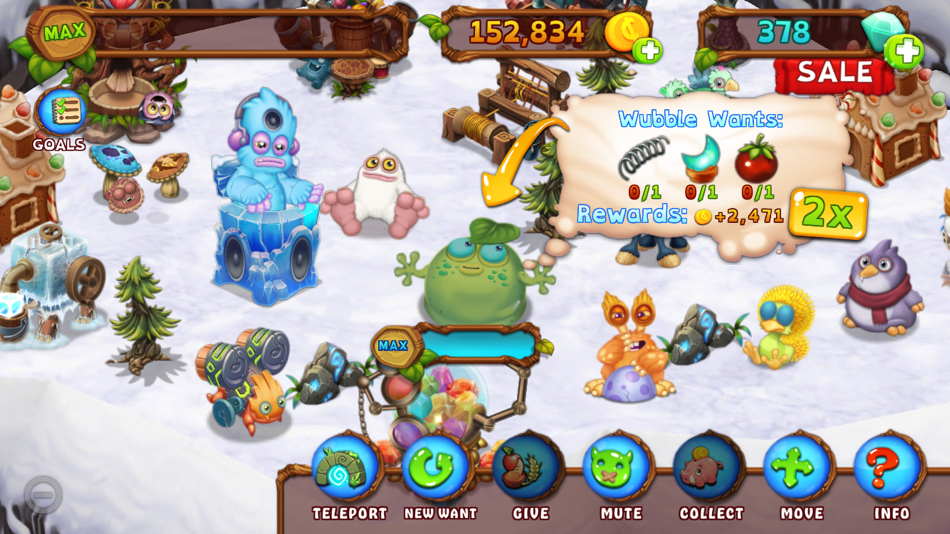 #2. My Singing Monsters DawnOfFire (iOS) 由: Big Blue Bubble